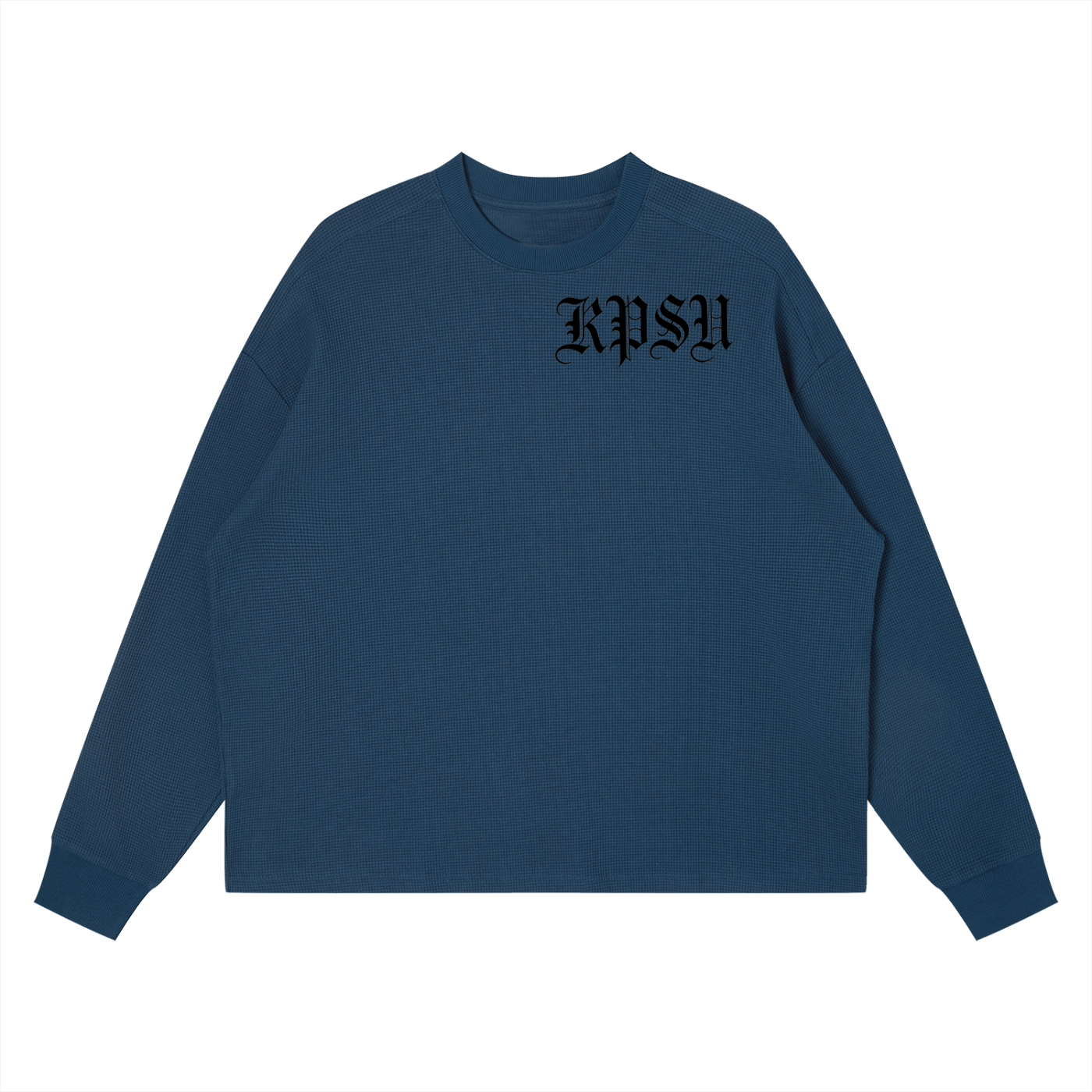 "KPSU" WAFFLE KNIT