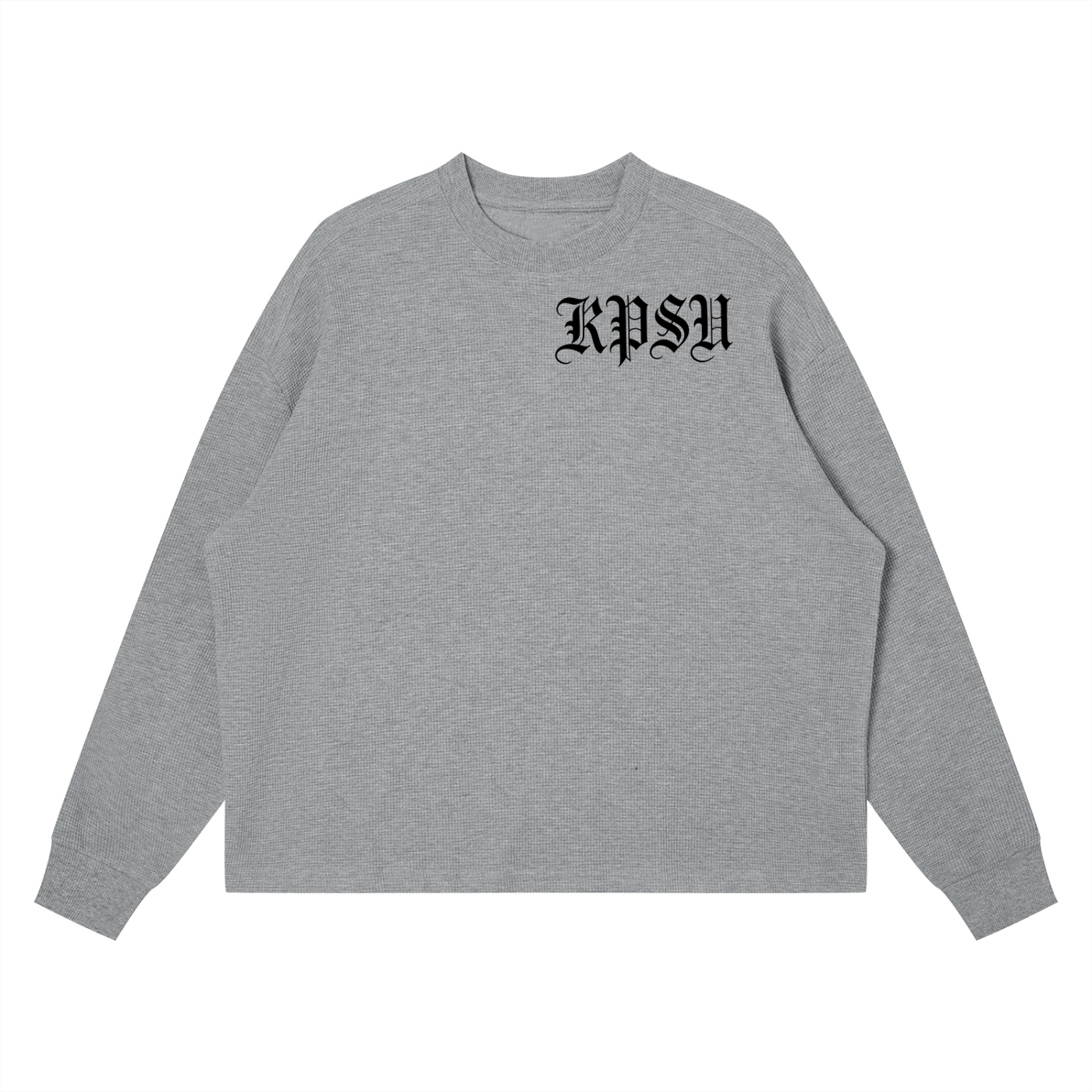 "KPSU" WAFFLE KNIT