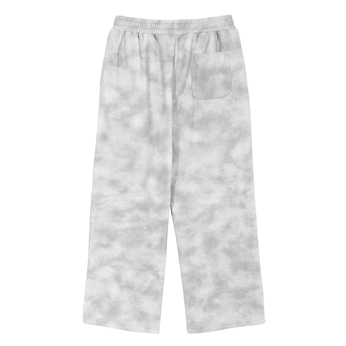 "KPSU" DIRTY WASHED WIDE LEG SWEATPANTS