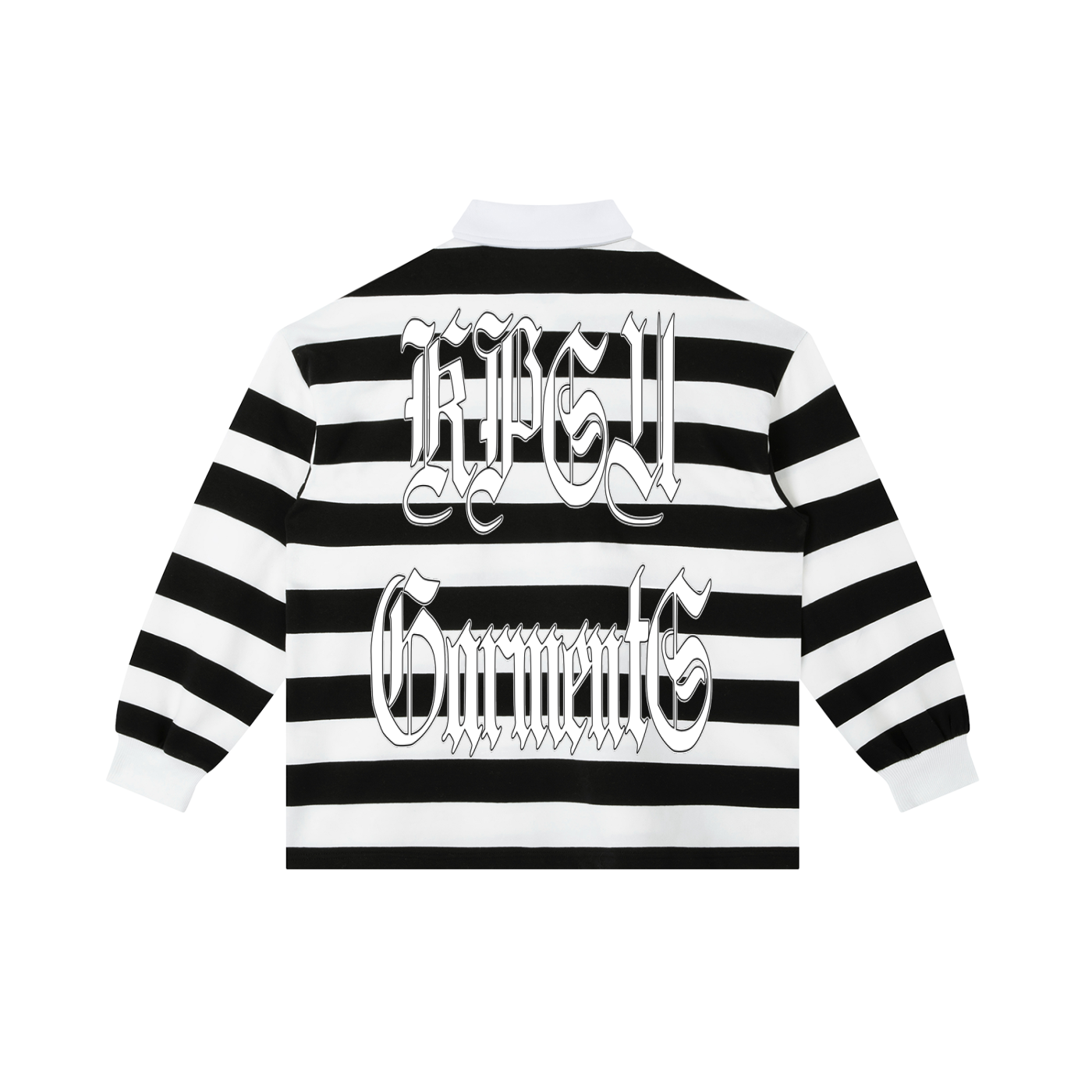 "KPSU" BLACK N WHITE POLO