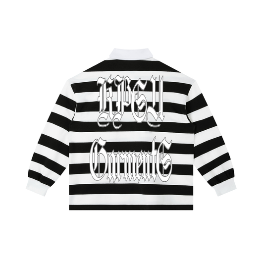 "KPSU" BLACK N WHITE POLO